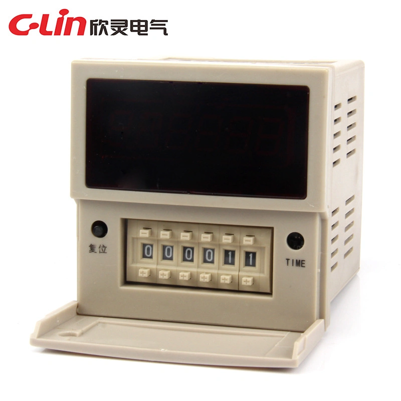 Jdm15b Reversible Counter Relay with 6 Digital LED Display High Frequency Counting DC24V AC220V