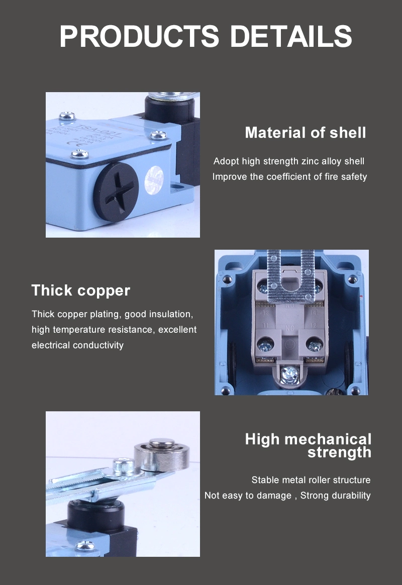 Tsa Series Mini Waterproof Adjustable Roller Arm Limit Switch