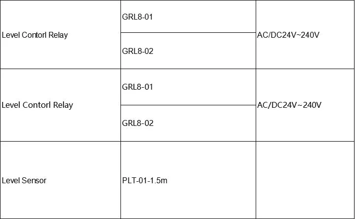 Geya Grl8-01 Liquid Level Sensor with Water Level Controller Circuit Diagram Float Less Relay