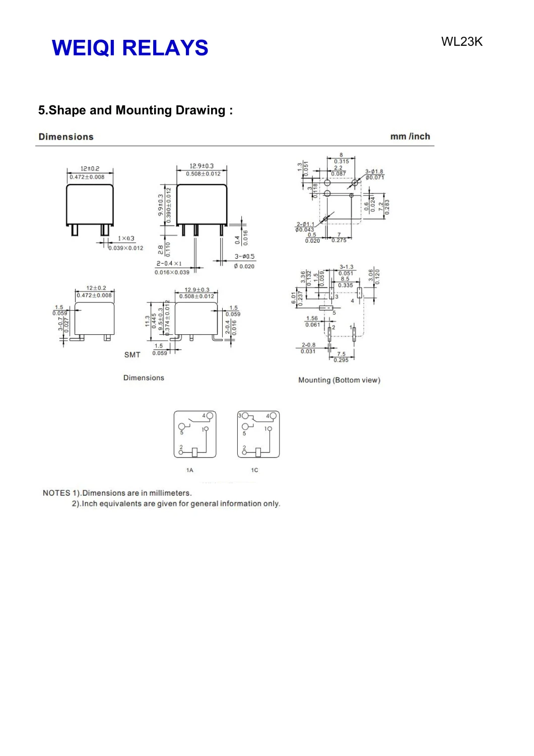 4pin 5 Pin Relay 12V 24V 5pin Automotive Relay Electromagnetic Relay Auto Relays High Power Miniature Wl23K 30A