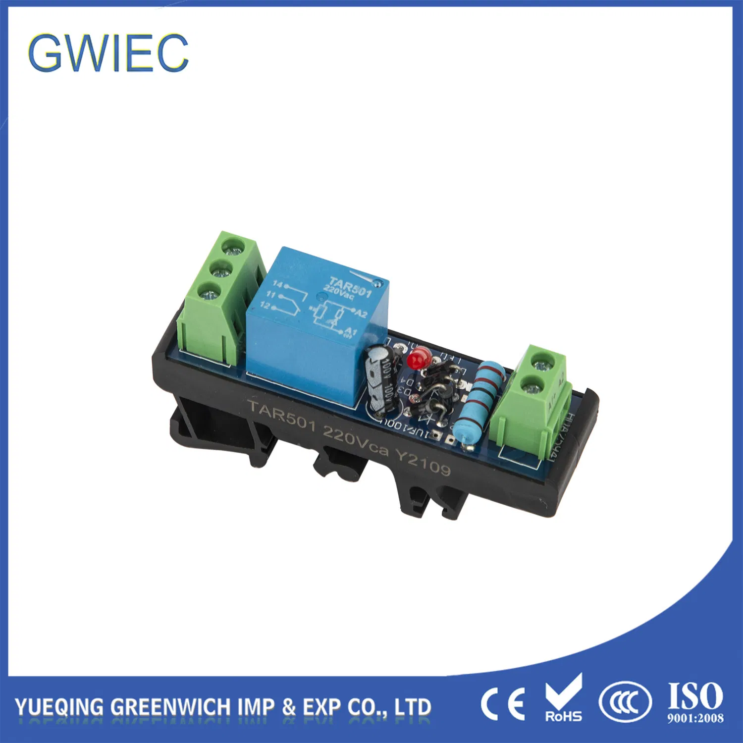 16A Medium Power Timer AC DC 12V Dpdt Time Delay Relay Factory