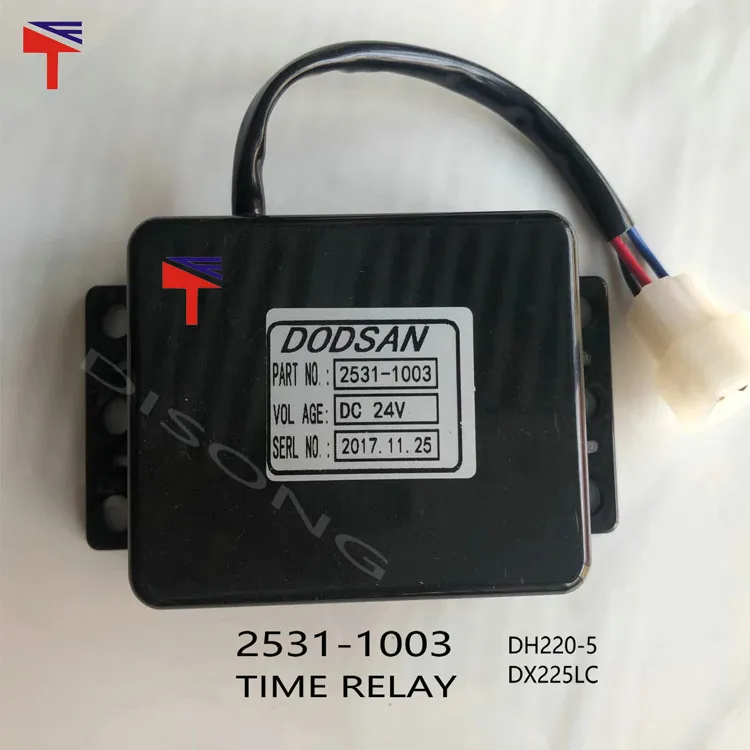 Реле таймера деталей экскаватора 24 В 2531-1003